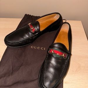 Gucci Horsebit Web Loafers